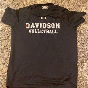 davidson vball tee shirt! dry fit